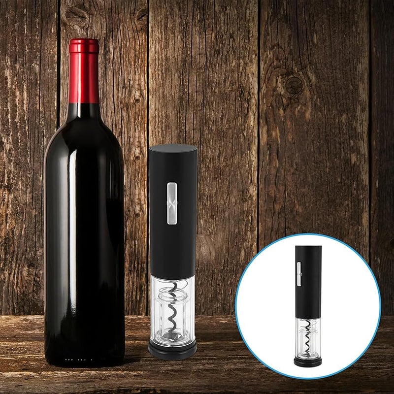 فتاحة زجاجات النبيذ الكهربائية اللاسلكية الأوتوماتيكية مع قاطع رقائق الفويل للمنزل والمطبخ والحفلات - Image 2